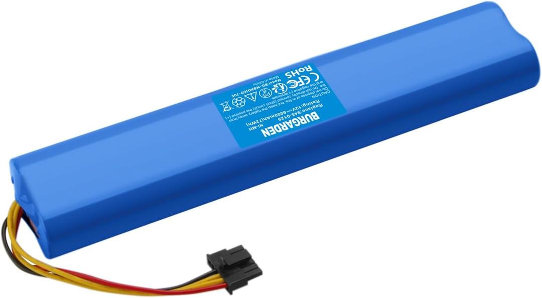 12V 6000mAh Ni-MH Compatible with Neato BotVac 70 70e 75 80 85, for Botvac D Series D75 D80 D85, for Vacuum Cleaners 945-0129 945-0174