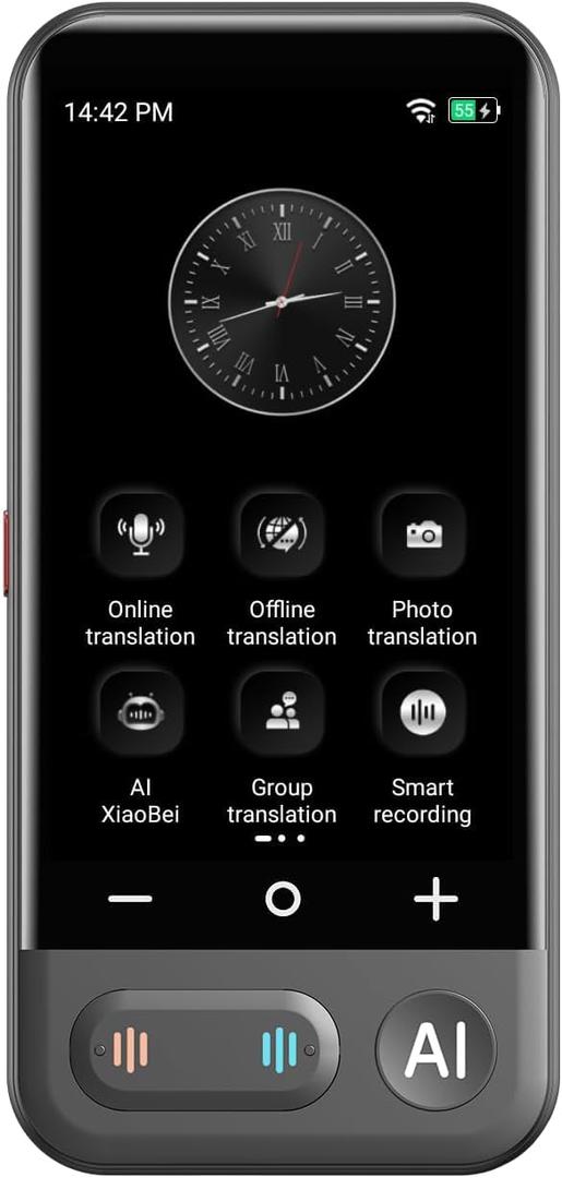 2025 Language Translator Device: Offline/RealTime/High Accuracy Device with 139+ Languages, Voice/Text/Offline/Photo/AI Instant TwoWay Translation, Ideal for Travel/Business/Learning