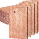 Gerrii 12 Packs Wooden Cutting Boards Set with Handles Engraving Blanks Kitchen Serving Platter Bulk for Vegetables Meat Pizza Cheese (12 x 8 Inch, Acacia Wood)