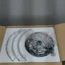 Black Semi Flush Mount Ceiling Light Fixture, 3-Light Modern Hallway Light Fixtures Ceiling Mount, Foyer Kitchen Lighting Fixtures Ceiling Lights for Bedroom, Bathroom, Laundry Room, Entryway, Hallway