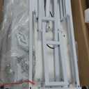 JOY worker Standing Desk Converter, 32" Height Adjustable Sit Stand Up Desk Riser with Keyboard Tray & 6 Fridge Magnets, Desktop Workstation Riser for Home Office Computer Laptop, White