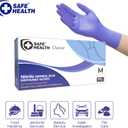 Nitrile Disposable Gloves, 3.5 Mil, Imperial Blue, Powder Free, Latex Free, Tattoo, Beauty, Salon, Car Medium