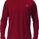 Roadbox Mens UPF 50+ UV Sun Protection Shirts Outdoor Long Sleeve SPF Rash Guard for Fishing Hiking Swimming Running