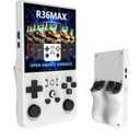 Retro Handheld Game Console with 128G Built-in 18000+ Classic Games, Video Game Console, Linux System, 4.0 Inch IPS Screen Portable Pocket Arcade (White)