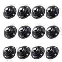 PlusRoc 12 Pack Self Adhesive Caster Wheels 1 Inch for Furniture Mop Bucket, Load Capacity 28LBS Per Wheel, Low Profile Swivel Wheels for Small Appliance Storage Bins