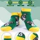 Vabean 36 Pairs Funny Men's Dress Socks Men's Novelty Crew Socks Cotton Dress Bulk Colorful Dress Set for Women Men