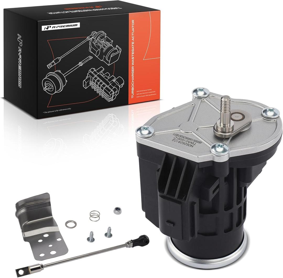 A-Premium Turbocharger Wastegate Actuator Compatible with Hyundai Sonata 2011-2014, Santa Fe Sport 2013-2015 & Kia Optima 2011-2015, Sportage 2011-2015, L4 2.0L
