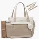 LOVEVOOK Diaper Bag Tote Large Baby Bag for Mom Hospital and Travel Diaper Tote for Baby Boy with Pacifier Case Changing Pad