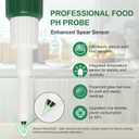 Digital pH Meter for Food, Food pH Tester with 2 pH Probe for Fermented Foods Dough