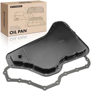 A-Premium Transmission Oil Pan with Gasket Compatible with Chevrolet Malibu, Impala, Lumina, Monte Carlo & Buick Regal, Lucerne, Allure, Century, LaCrosse & Oldsmobile 88 & Pontiac Grand Prix