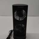 Dr. Prepare Tower Fan Oscillating Fan, Portable Desk Fan with 3-Speed Options, Dual Air Circulation, 110 Oscillation, 3 Timers, Personal Quiet Table Fan for Home Office Desktop Bedroom, 13 inch