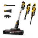 190W Brushless Cordless Vacuum Cleaner Compatible with DeWalt 20V Battery (Tool Only), 20KPa Portable 5-in-1 Lightweight Stick Handheld Vacuum with HEPA Filter for Car Home Carpet Hardfloor Pet Hair