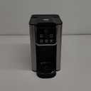 Hot & Iced Coffee Maker with Bold Setting, Single Serve Coffee Maker for K Cup and Grounds, 6-14 Oz Brew Sizes, 50 Oz Removable Water Tank, One Cup Coffee Machine with Reusable Filter, Black