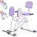 Hip Abduction Machine, Inner and Outer Thigh for Home Gym, Abductor Adductor Machine for Women, Compact Glute Workout Machine for Strength Training