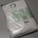 NICETOWN White Linen Curtains 108 inches Extra Long 2 Panels Set, Grommet Open Linen Elegant Privacy Semi Sheer Vertical Drapes for Farmhouse/French Door/Living Room, W52 x L108