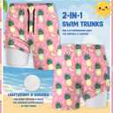 Xaatren Boys Quick Dry Swim Trunks Swimsuit | Teens, Compression Liner, Quick Dry, Board Shorts, Drawstring, Anti Chafe, Pockets, Beach, Swimwear, Vacation, 5-14 Years