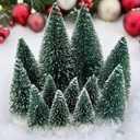 Mini Christmas Trees 12 Pcs Artificial Christmas Tree Christmas Decorations for Christmas Decor Home Table Craft Christmas Party
