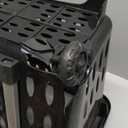 dbest products GoCart, Black Grocery Cart Shopping Laundry Basket on Wheels