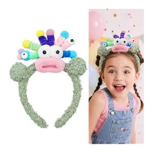 ZCHARMMY Silly Bear Headband for All Ages, Cute Crazy Hair Day Accessories for Girls, Wacky Hair Accessories for School Spirit Week, Carnival Gift for Teen Girls, 1 Piece