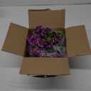 Artificial Flowers for Outdoors, Fake Hanging Flowers for Decoration, UV Resistant Artificial Outdoor Plants, 2 Pcs Artificial Petunias for Outdoors Garden Patio Porch Yard Decoration, Purple
