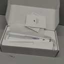 T3 SinglePass StyleMax Professional 1" Ceramic Flat Iron with Custom Heat Automation, 9 Heat Settings, Longer Ceramic Plates, for Straightening, Waving, Curling & Styling (White/Rose Gold)