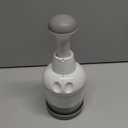 Food Chopper, Vegetable Chopper with Container, Onion Chopper Vegetable Cutter, Manual Veggie Chop Handheld Food Chopper for Garlic, Nut, Stainless Steel Blades, Dishwasher Safe, Easy to Clean, White