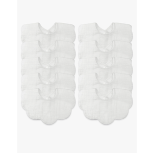 Baby Bibs Muslin Bibs for Baby Girl Boy for Drooling and Teething 10 Pack