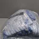 Mybedsoul Blue Boho Quilt Set King Size,3 Pieces Plaid Floral Bedspread Coverlet Set for All Season,Patchwork Reversible Bedding Set King 90"x104"