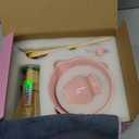 Matcha Whisk Set  7 Pcs Japanese Tea Set with Matcha Bowl, Bamboo Whisk, Scoop, Holder, Sifter  Traditional Matcha Kit for Ceremony, Gift for Matcha Lovers (Cherry Blossom Pink)