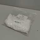 White Kitchen Curtains 36 Inch Length Sheer Linen Cafe Pinch Pleated See Out But Not in Non See Through Curtains for Living Room Bathroom (24"W x 36"L (Pack of 1)