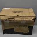 Inflatable SUV Air Mattress Bed Car Mattress for SUV, Double-Sided Flocking Travel Camping Bed, Car Sleeping Mattress for Universal SUV with Air Pump 2 Pillows (Black)