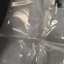 3 Pieces Thicken Clear Luggage Cover Protector, 20" 24" 28" PVC Luggage Covers for Suitcase Waterproof Dustproof Anti-scratch Travel Suitcase Covers Case for Wheeled Luggage (Clear-Black Frame)