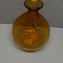 HD 10in Amber glass Vase