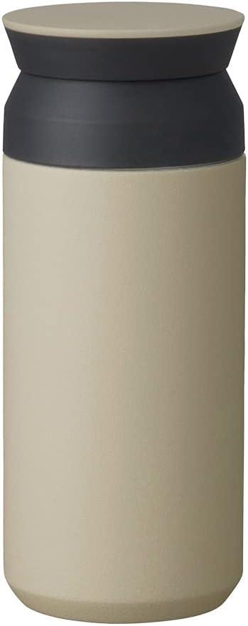 KINTO 20929 Travel Tumbler, 11.8 fl oz (350 ml), Sand Beige, Vacuum Double Layer Structure, Heat and Cold Retention