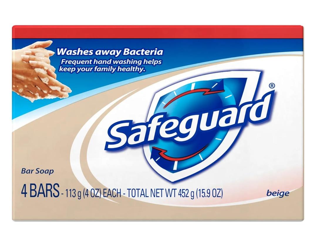 Antibacterial Bath Bar Soap (1 Pack Of 4 Bars)