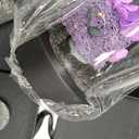 DENIMOMO Mothers Day Roses Gifts for Mom,Forever Purple Preserved Rose in Glass Dome,Mothers Day Real Flowers Roses Gifts for Wife Women Mom Grandma/Purple