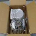 Crystal Wall Sconce Set of Two,Modern Wall Lamp 1 Light Lighting Fixtures with Crystal and Chrome Finish,Wall (2 PACK)