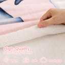 JANZAA My Penguin Love Blanket - Pink Throw Wedding Anniversary Blanket for Men Women Boyfriend Couple - Romantic I Love You Gifts for Him/Her Birthday, Wedding, Valentines, Mothers Day 50'' x 60''