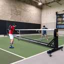 Pro Portable Pickleball Net System Portable Pickleball Net Outdoor,Heavy Duty Premium-Grade Brass Winder 22 FT Regulation Size Pickleball Court Equipment Indoor or Outdoors