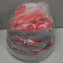 Gatherfun Graduation decorations 2026 Graduation Plates and Napkins Red Disposable Paper Plates Luncheon Napkins Cocktail Napkins for Congrats Grad Party Decorations, Serve 50
