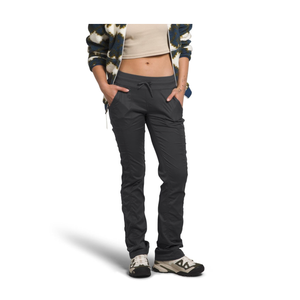 THE NORTH FACE Women's Aphrodite 2.0 Pant | Moisture Wicking and Water Repellent Hiking Pant, Upf 40+, Rib Knit Waistband, L/Short