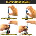 [MAGG HEVI] Tool Holster - Self Locking Multi Tool Holder - Improve The Way You Carry Your Power Drill, Driver, Multitool, Pneumatic, Multi-Tool and More on Your Belt (Quick-Change Extension)