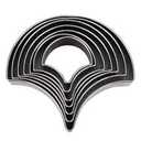 7Pcs Cutting Knife Mould Template Ginkgo Leaves Shape Die DIY Hand Made Leather Hole Punching Tool