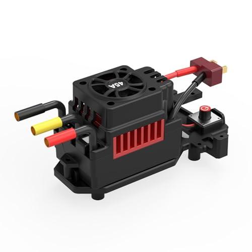 Hosim RC Car Upgraded Brushless 45AESC Electronic Speed Controller Parts HS-45AH1 1:10 Scale High Speed X07 X08 X07W X15W RC Truck