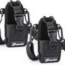 Zeadio Versatile Two-Way Radio Case, Universal Durable Holster Pouch Case Holder for Two-Way Radio Walkie Talkies (ZNC-D, Pack of 2) (Basic Version)