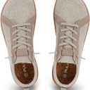 Men's Barefoot Wide Toe Box Shoes - Minimalist Barefoot Shoes with Zero Drop Sole Extra Wide Slip on Walking Shoes for Men (Beige, size 10)