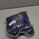 LeeHanTon Velour Tracksuit Womens Sweatsuit Set - Athletic Zip Up Hoodies and Sweatpants Outfits with Stripes (Medium, Navy)