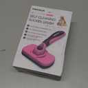 Swihauk Self Cleaning Slicker Brush for Dogs & Cats - Skin Friendly Grooming, Deshedding, Hair Removal for Puppies & Long/Short Haired Pets, Pet Supplies Accessory, Pink