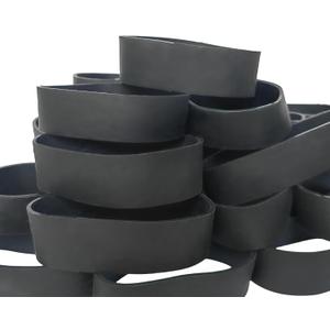 Tactical Rubber Band Black - Heavy Duty UV Heat Cold Resistant Thick Strong Elastic Rubber Bands Outdoor Hiking Backpacking Survival Camping Biking Fixed Item (#94)