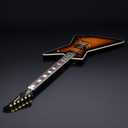 Firefly FFLX Solid Body Electric Guitar,Mahogany Guitar body,Stainless steel and ball end frets,rosewood fretboard(Vintage Sunburst Color)